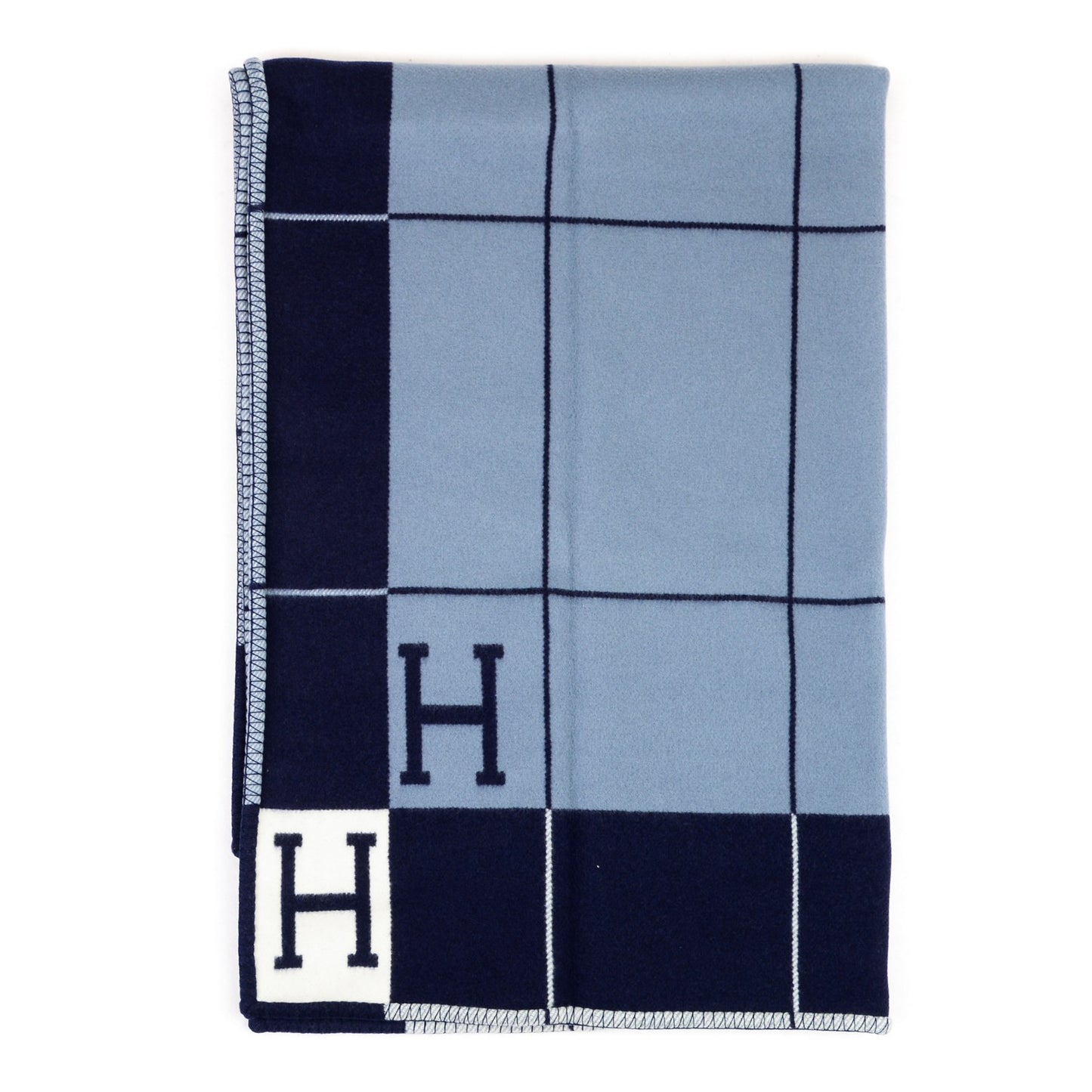Wool Cashmere Signature Avalon Blanket Caban Ecru