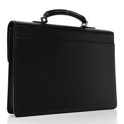 Louis Vuitton Epi Robusto 1 Compartment Briefcase Black 2 of 4