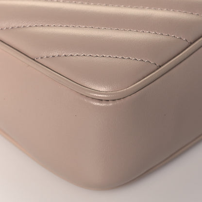 Saint Laurent Calfskin Matelasse Monogram Lou Camera Bag Washed Light Pink 10 of 14