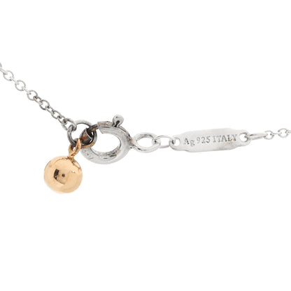 Tiffany Sterling Silver 18K Rose Gold Return to Tiffany Love Bugs Ladybug Pendant Necklace 4 of 5