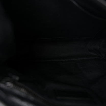 Saint Laurent Crinkled Calfskin Matelasse Monogram Medium Niki Chain Satchel Black 5 of 11