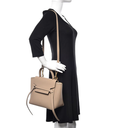 Celine Grained Calfskin Micro Belt Bag Light Taupe 2 of 10