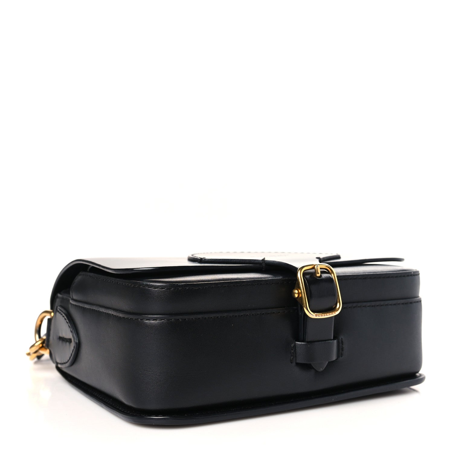 Burberry Smooth Calfskin Square Satchel Black 7 of 10