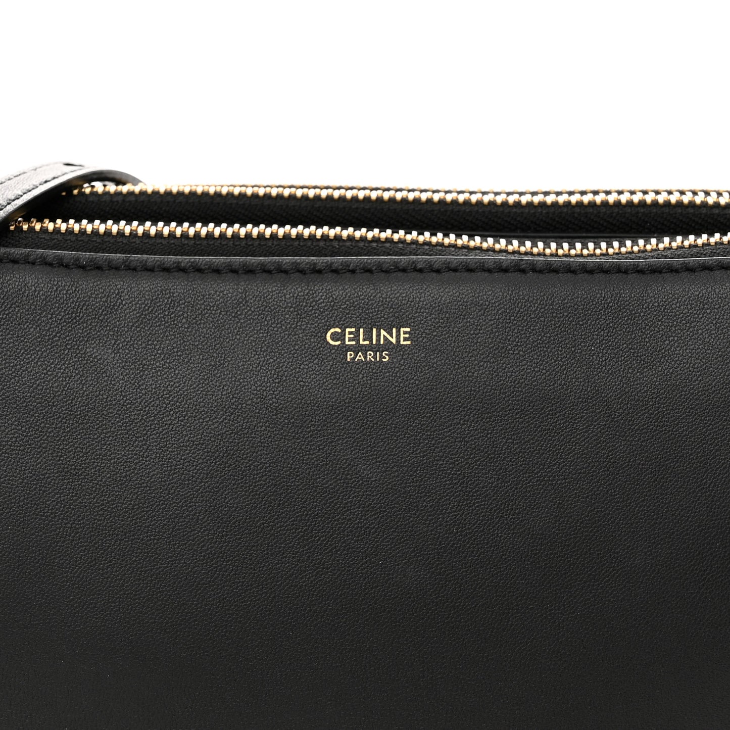 Lambskin Small Trio Crossbody Bag Black