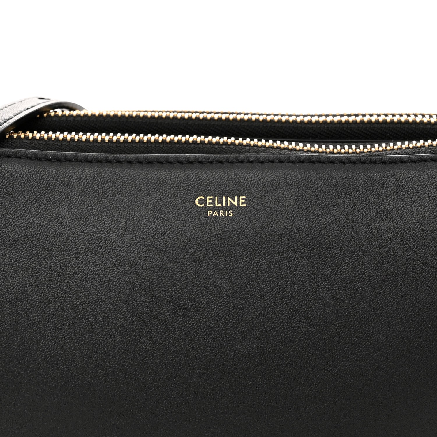 Celine Lambskin Small Trio Crossbody Bag Black 9 of 14