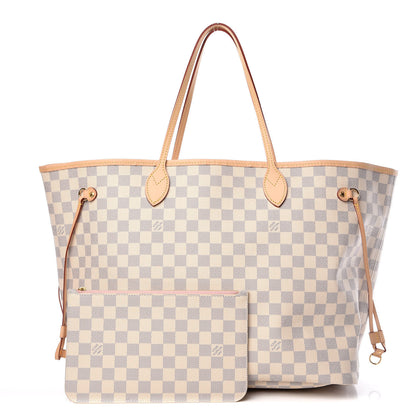 Louis Vuitton Damier Azur Neo Neverfull GM Rose Ballerine 1 of 11
