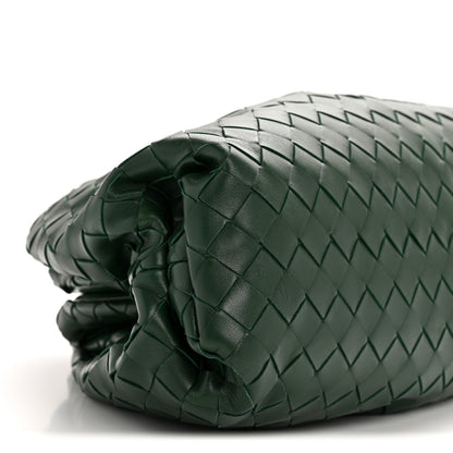 Bottega Veneta Nappa Maxi Intrecciato The Pouch Oversized Clutch Racing Green 9 of 12