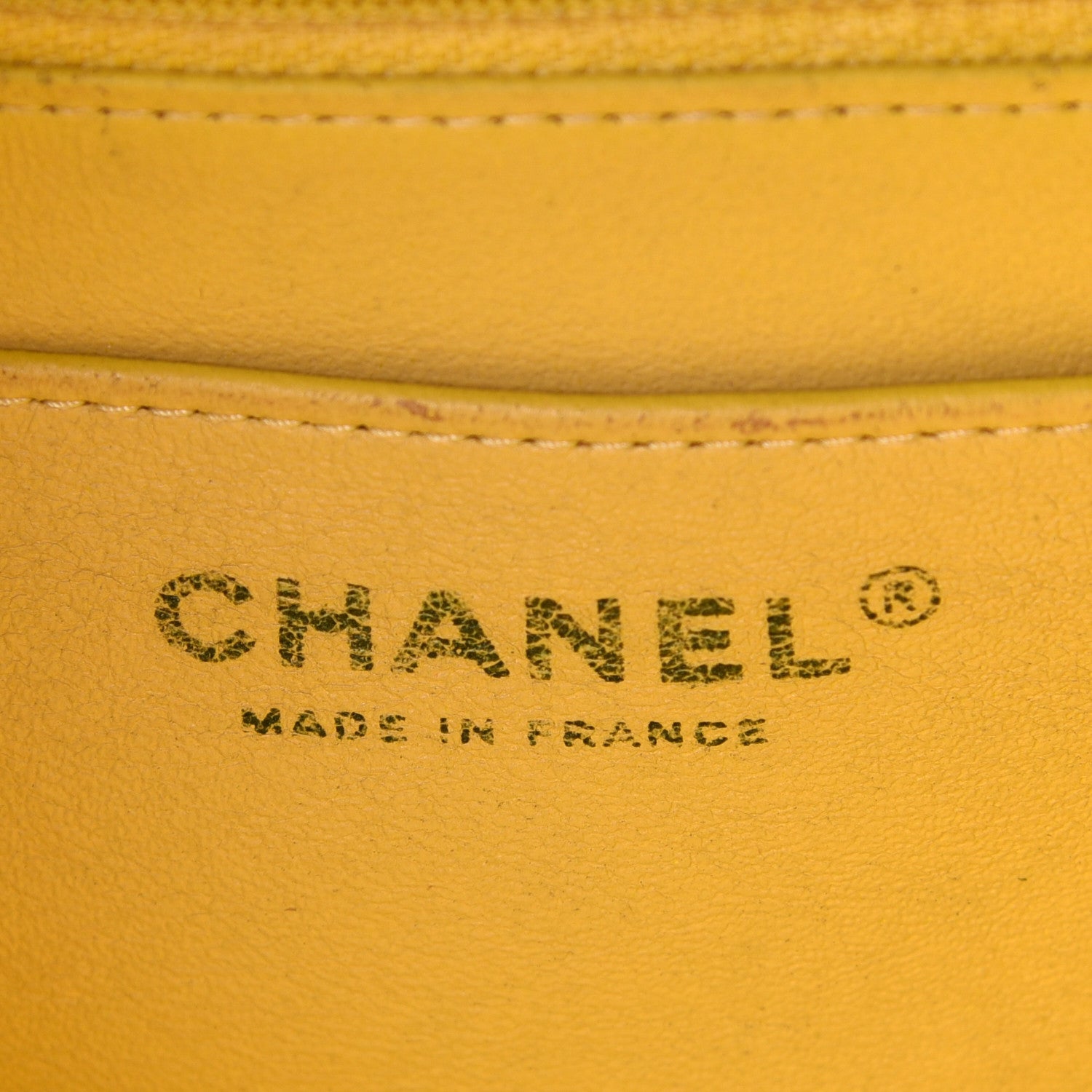 Chanel Lambskin Quilted Mini Rectangular Flap Light Yellow 5 of 7