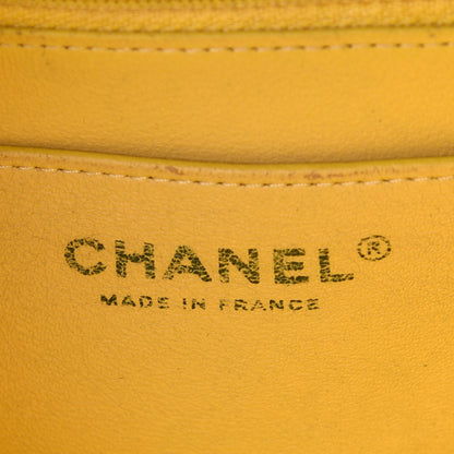 Chanel Lambskin Quilted Mini Rectangular Flap Light Yellow 5 of 7