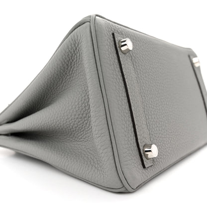 Hermes Togo Birkin 25 Gris Mouette 9 of 11