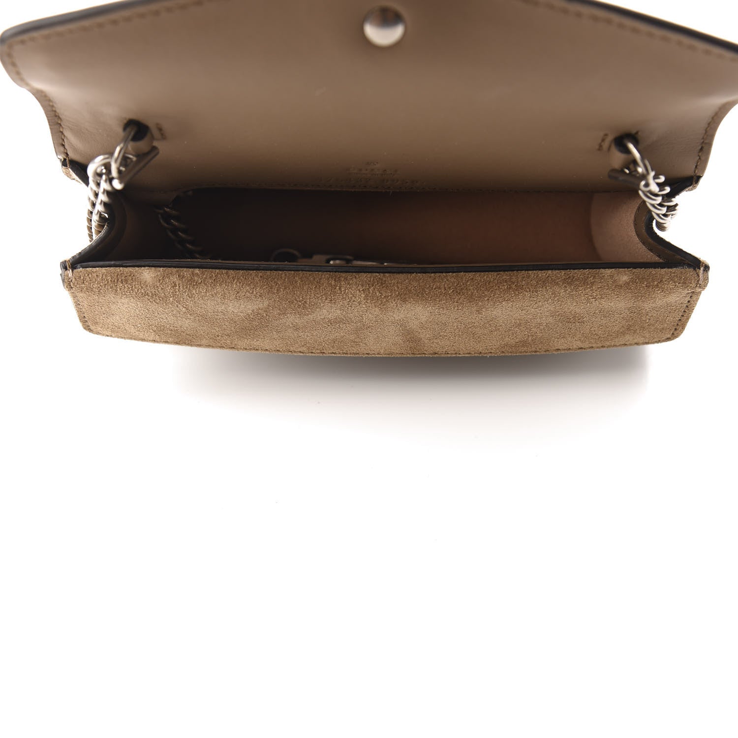 Gucci GG Supreme Monogram Super Mini Dionysus Shoulder Bag Taupe 5 of 10