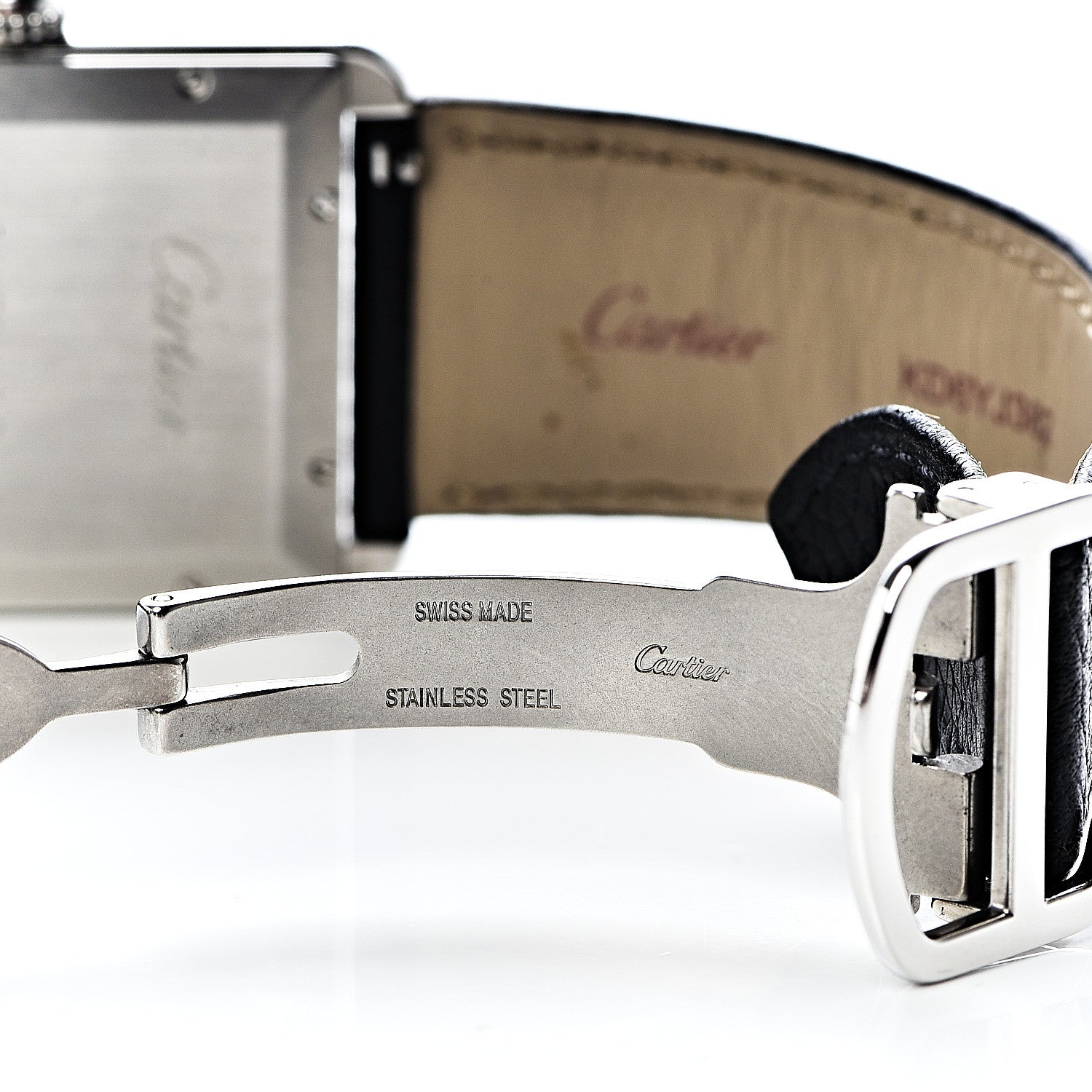 Cartier Stainless Steel Calfskin 31mm Tank Solo Automatic Watch 6 of 11