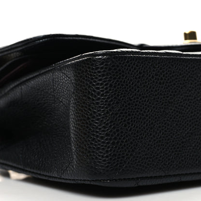 Chanel Caviar Quilted Small Double Flap Black 9 of 10