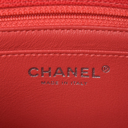 Chanel Caviar Quilted Mini Rectangular Flap Light Red 6 of 7
