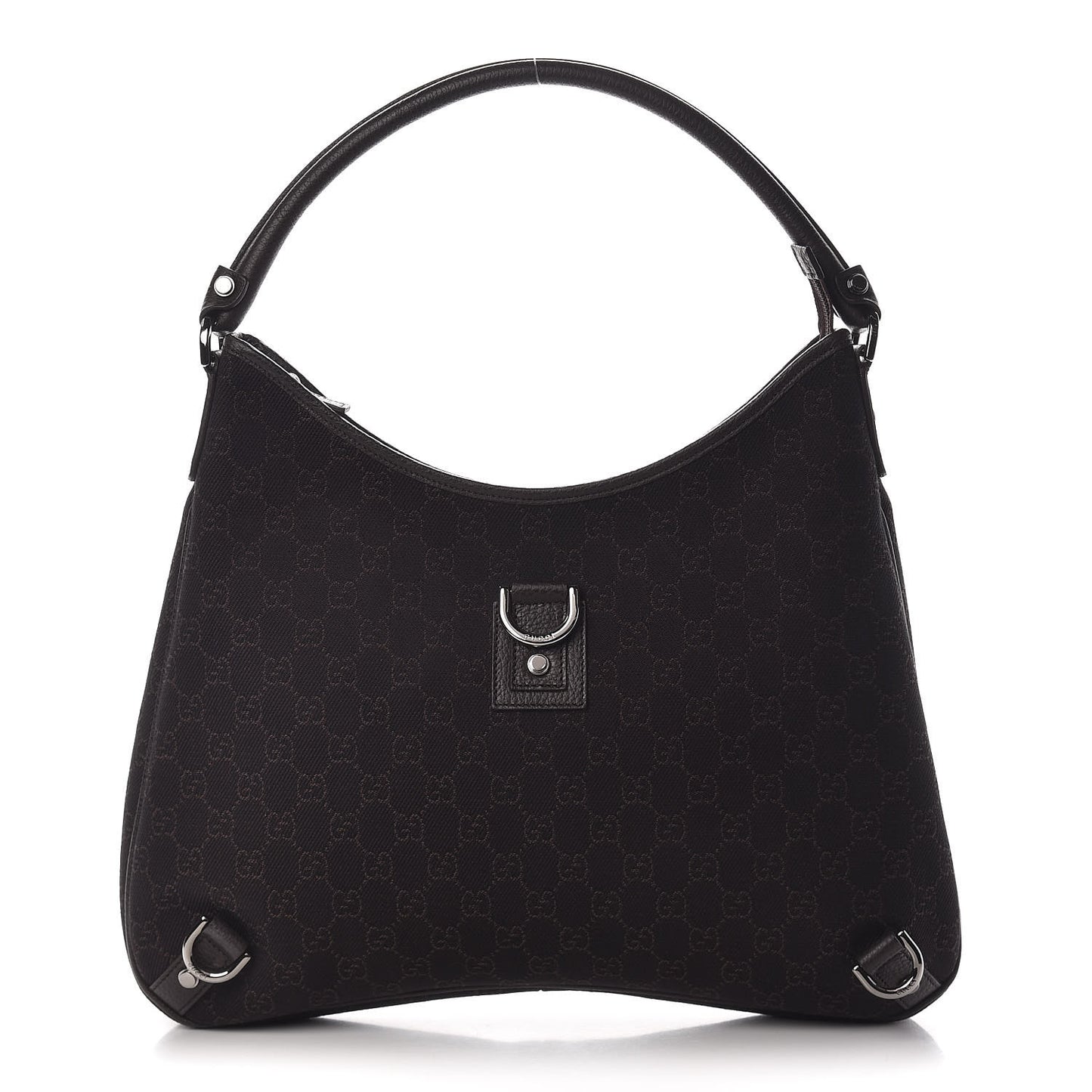 Denim Monogram Abbey D Ring Hobo Brown