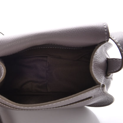 Chloe Calfskin Mini Marcie Round Crossbody Bag Cashmere Grey 5 of 7