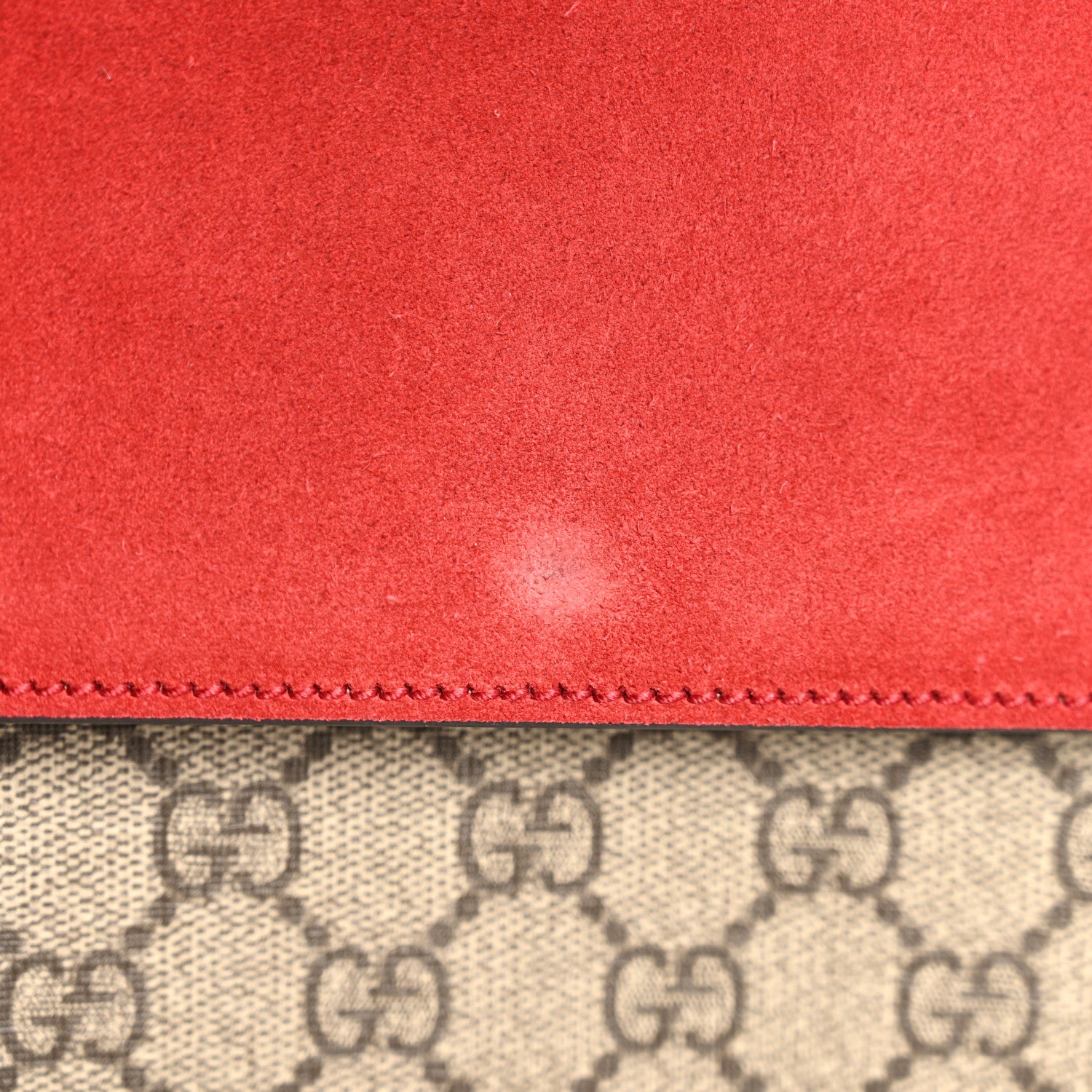 Gucci GG Supreme Monogram Small Dionysus Shoulder Bag Red 12 of 12