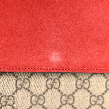 Gucci GG Supreme Monogram Small Dionysus Shoulder Bag Red 12 of 12
