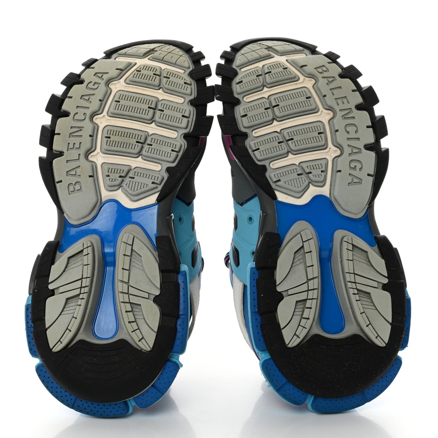 Mesh Nylon Womens Track Sneakers 40 Blue Black