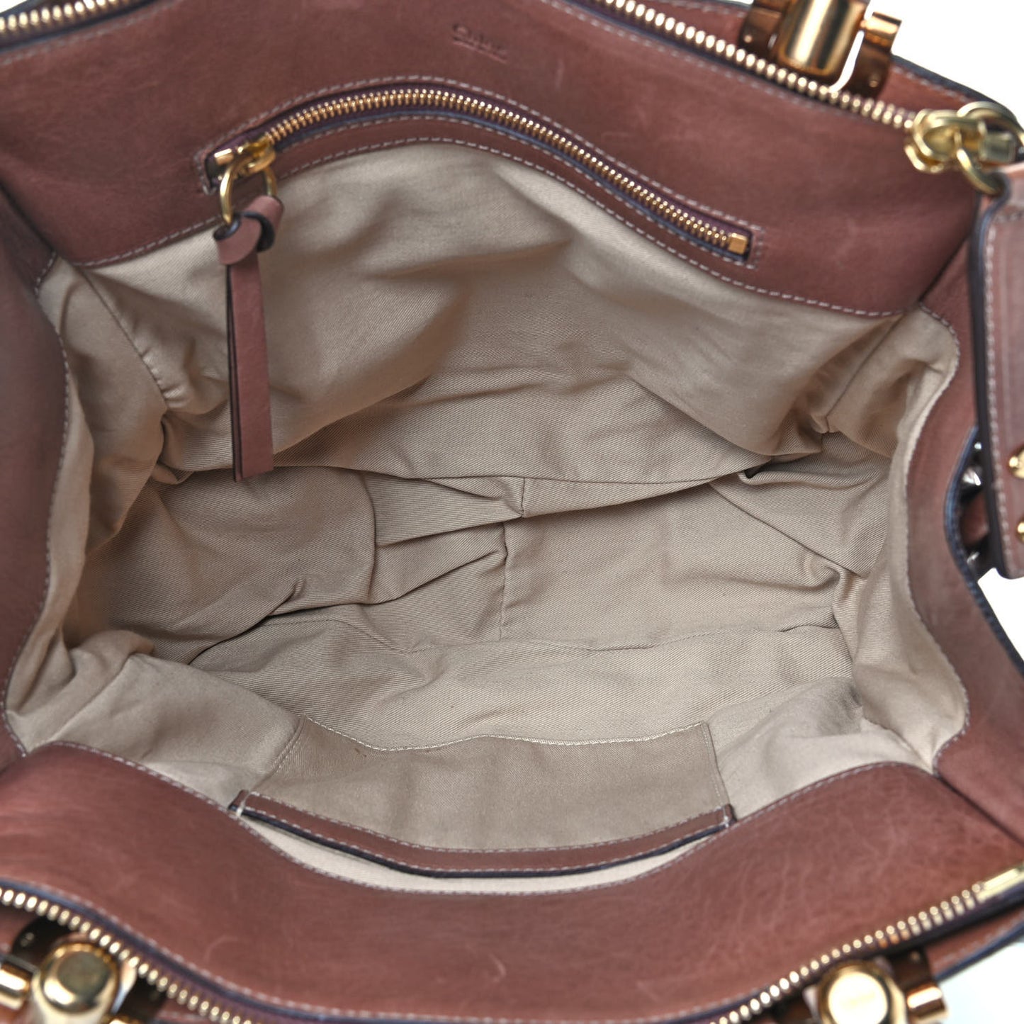 Lambskin Medium Heloise Satchel Chestnut