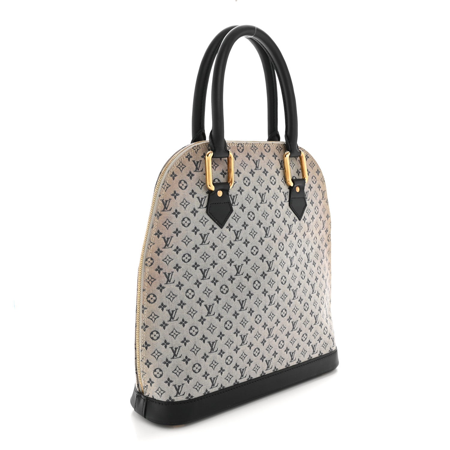 Louis Vuitton Mini Monogram Alma Haut Tote Blue 3 of 15