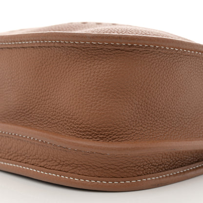 Hermes Taurillon Clemence Evelyne III PM Gold 10 of 12