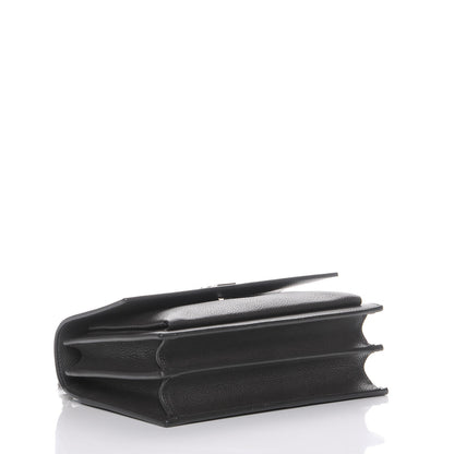 Saint Laurent Grained Calfskin Medium Monogram Sunset Dark Anthracite 4 of 7
