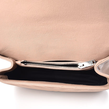 Saint Laurent Sheepskin Matelasse Chevron Monogram Medium College Bag Fard 5 of 8