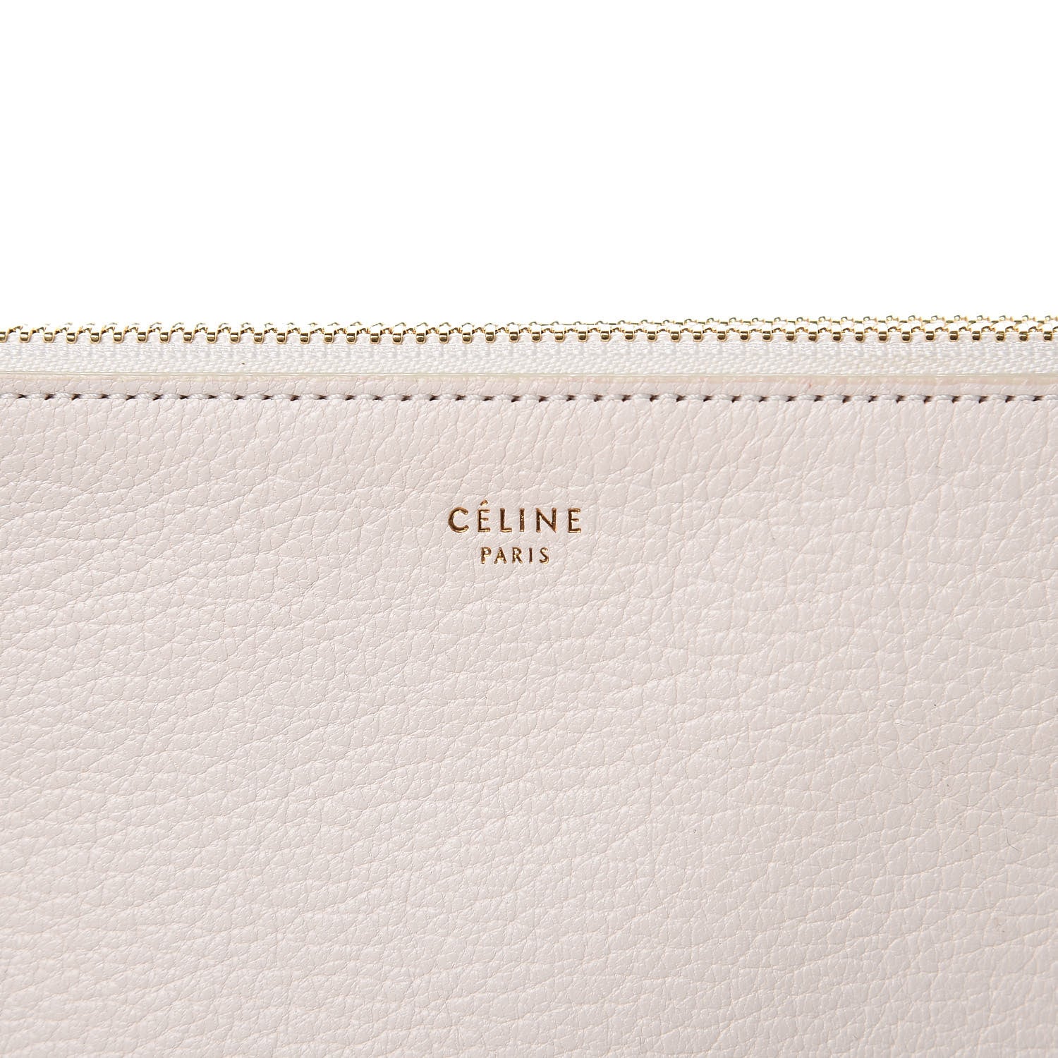 Celine Goatskin Large Trio Crossbody Bag White 8 of 14