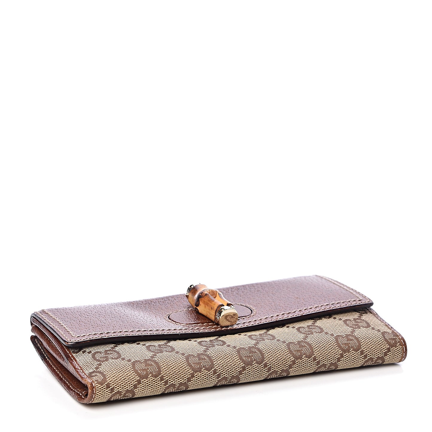 Monogram Bamboo Continental Wallet Brown