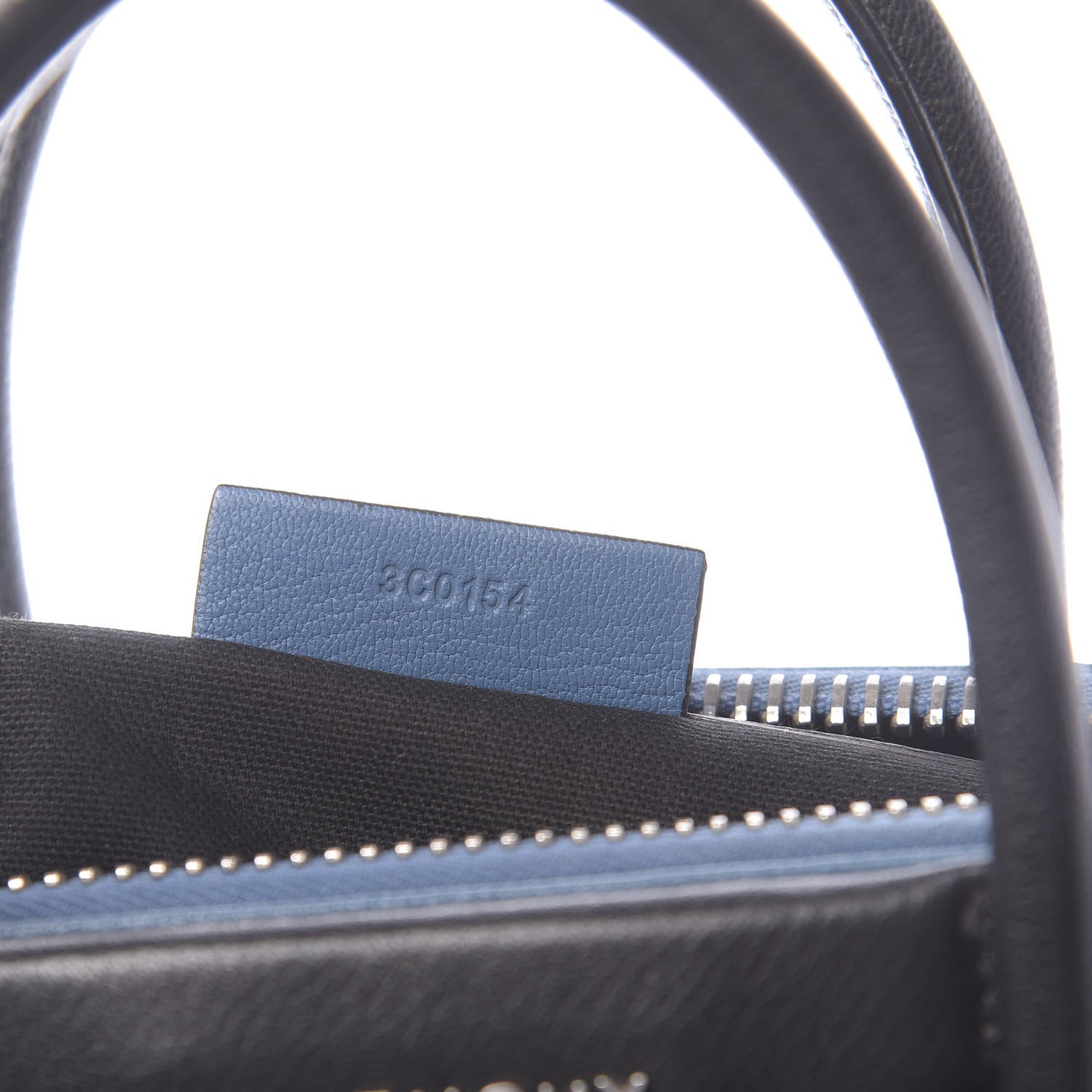 Givenchy Sugar Goatskin Small Tri-Color Antigona Blue Grey Black 7 of 15