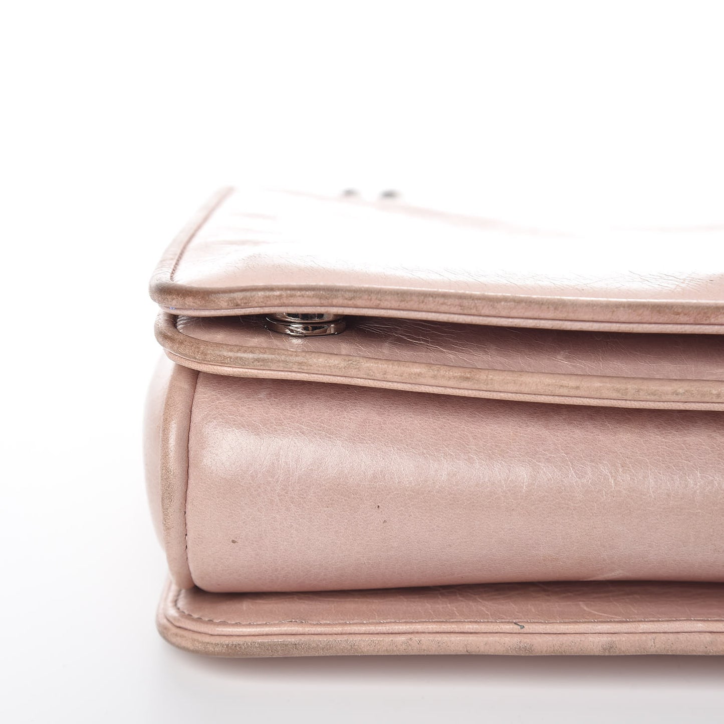 Vitello Shine Club Shoulder Bag Mughetto