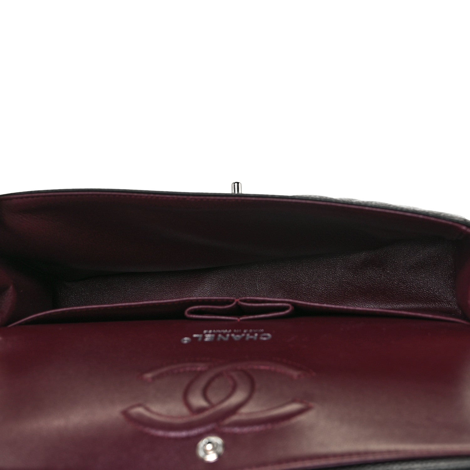Chanel Caviar Quilted Medium Double Flap Black 9 of 21