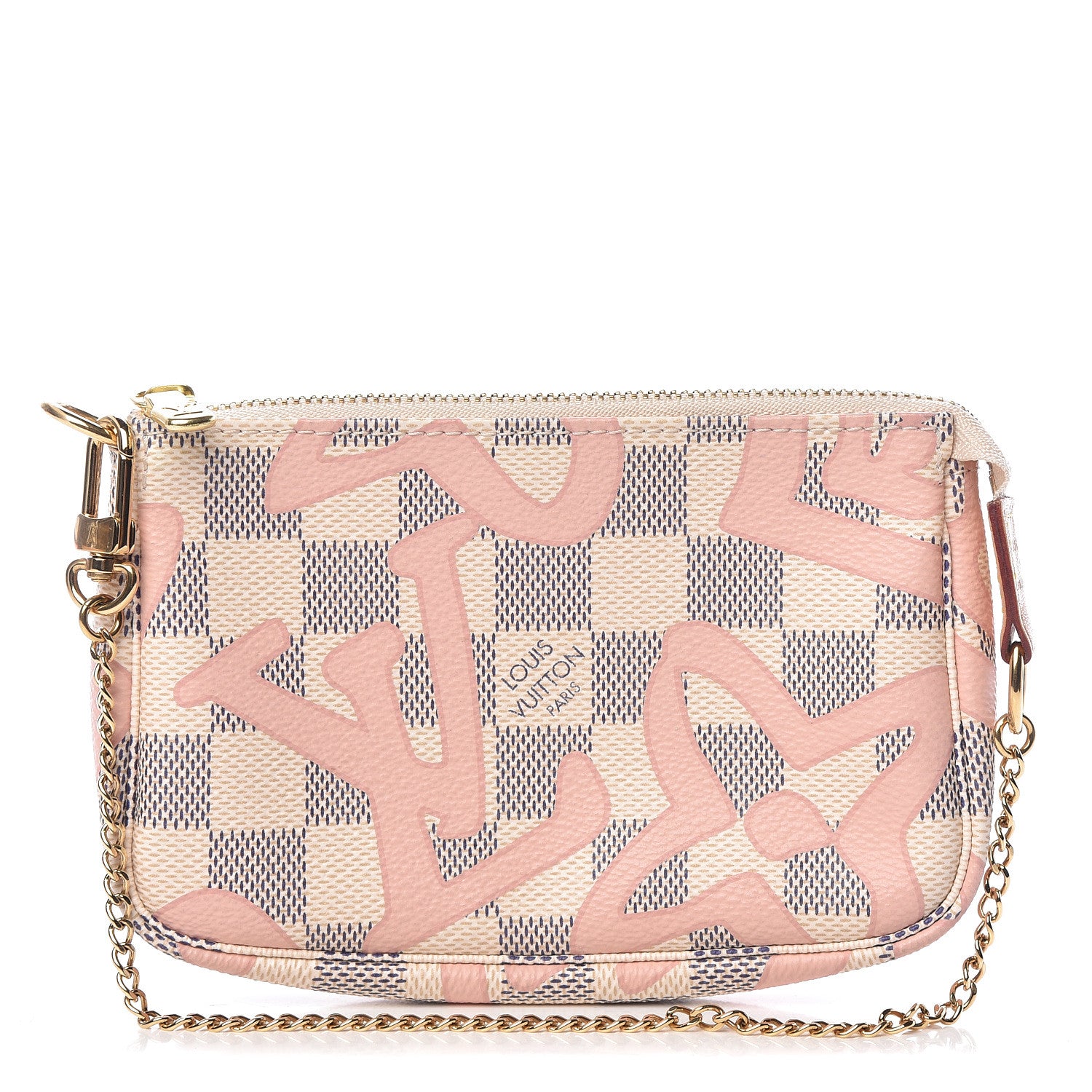 Louis Vuitton Damier Azur Tahitienne Mini Pochette Accessories 1 of 7