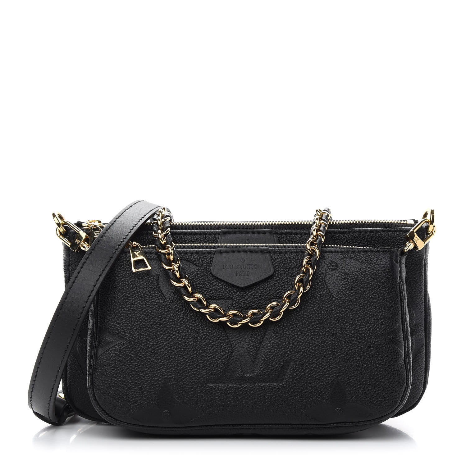 Louis Vuitton Empreinte Monogram Giant Multi Pochette Accessories Black 1 of 8
