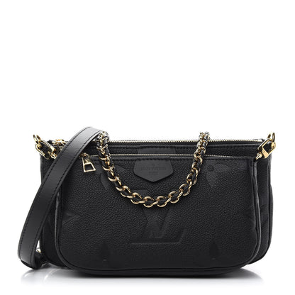 Louis Vuitton Empreinte Monogram Giant Multi Pochette Accessories Black 1 of 8