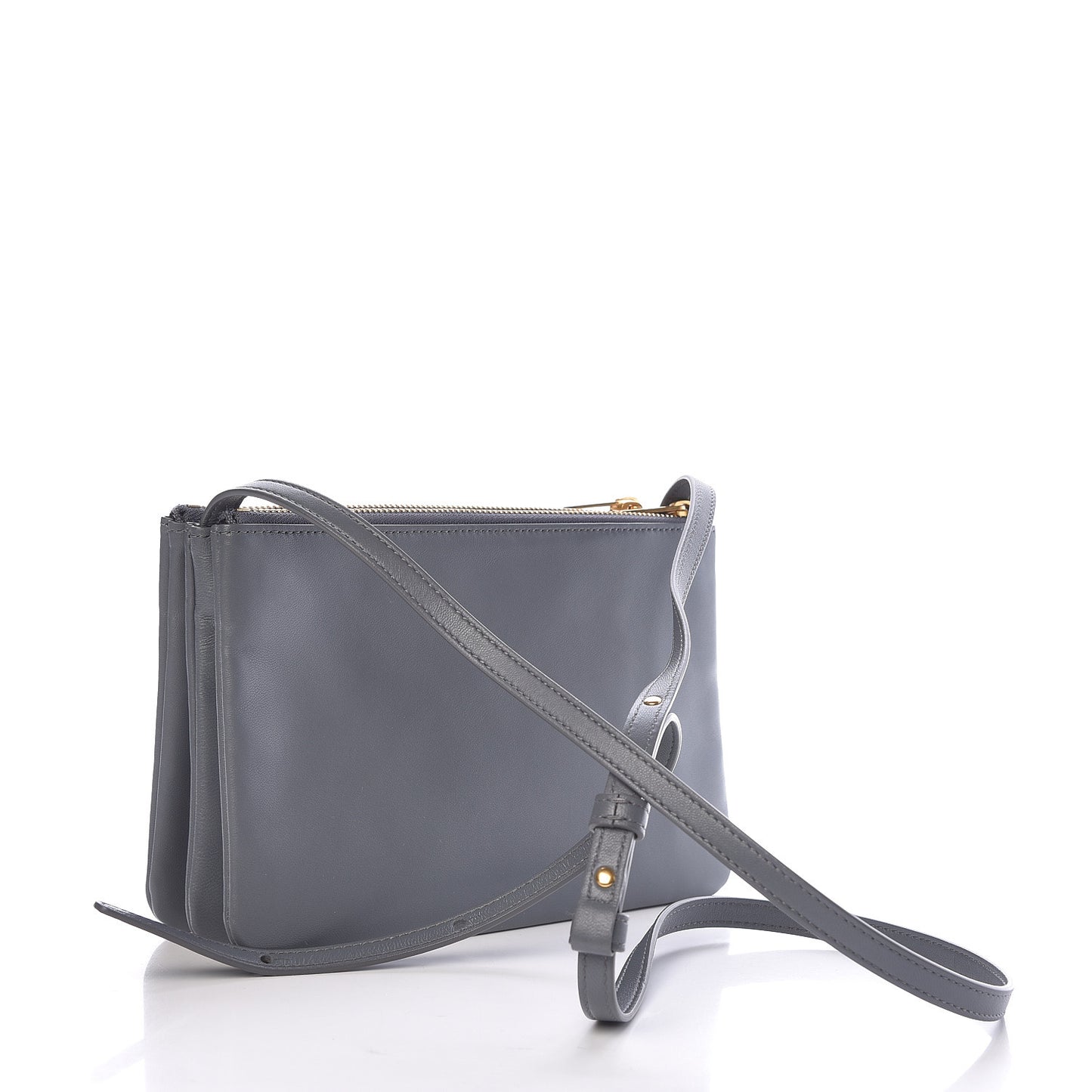 Lambskin Small Trio Crossbody Bag Storm