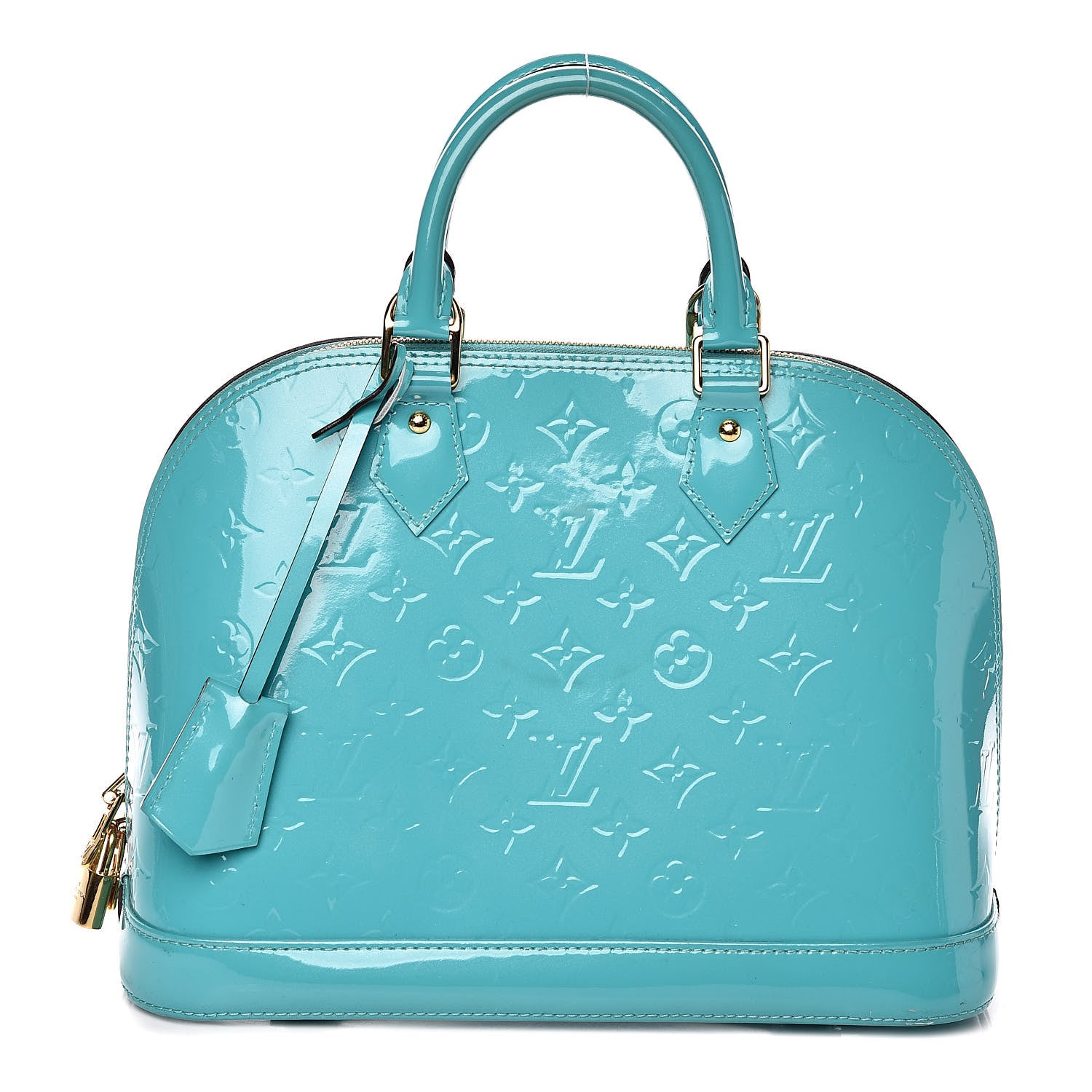 Louis Vuitton Vernis Alma PM Turquoise 1 of 18