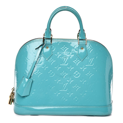 Louis Vuitton Vernis Alma PM Turquoise 1 of 18