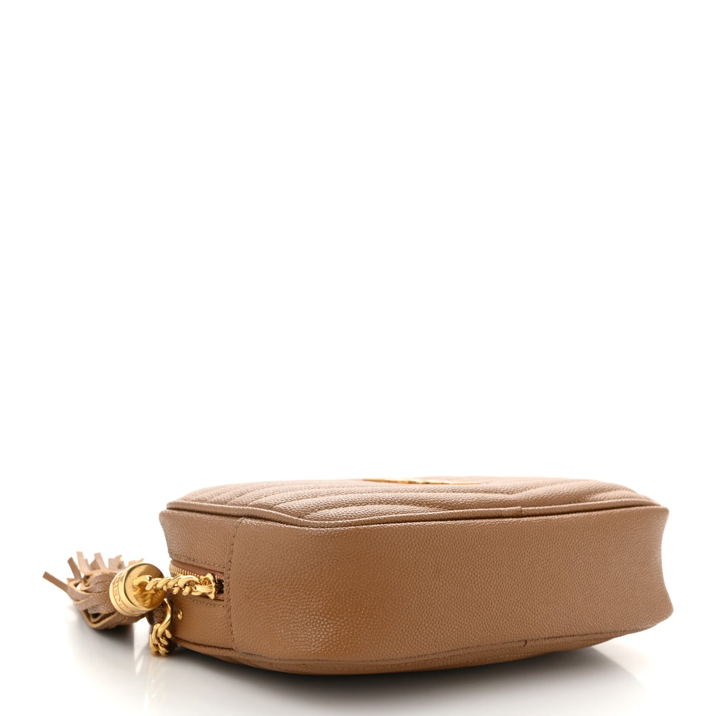 Grain De Poudre Matelasse Monogram Mini Lou Camera Bag Dark Natural