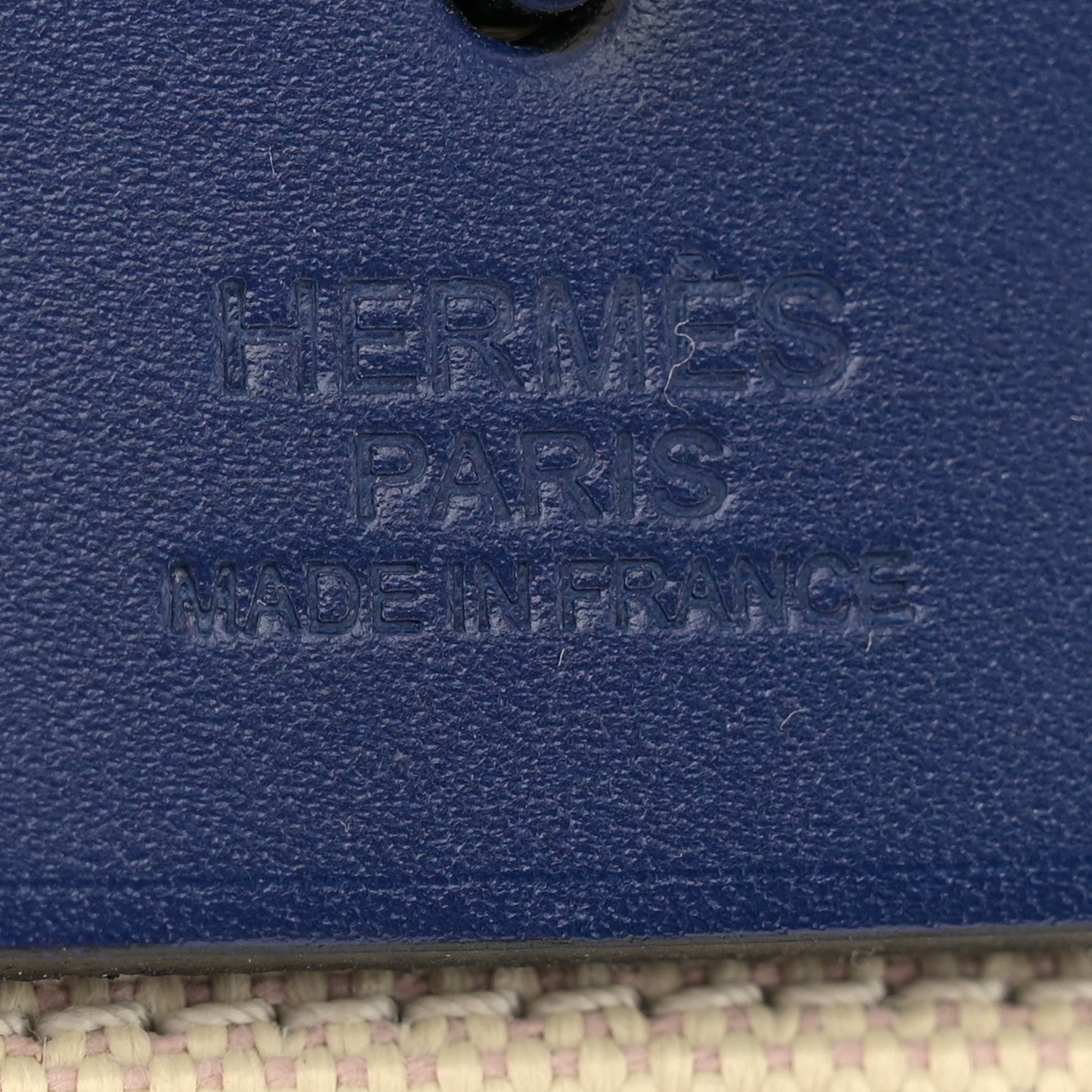 Hermes Toile H Vache Hunter Herbag Zip Retourne 31 PM Beton Bleu Saphir 6 of 13