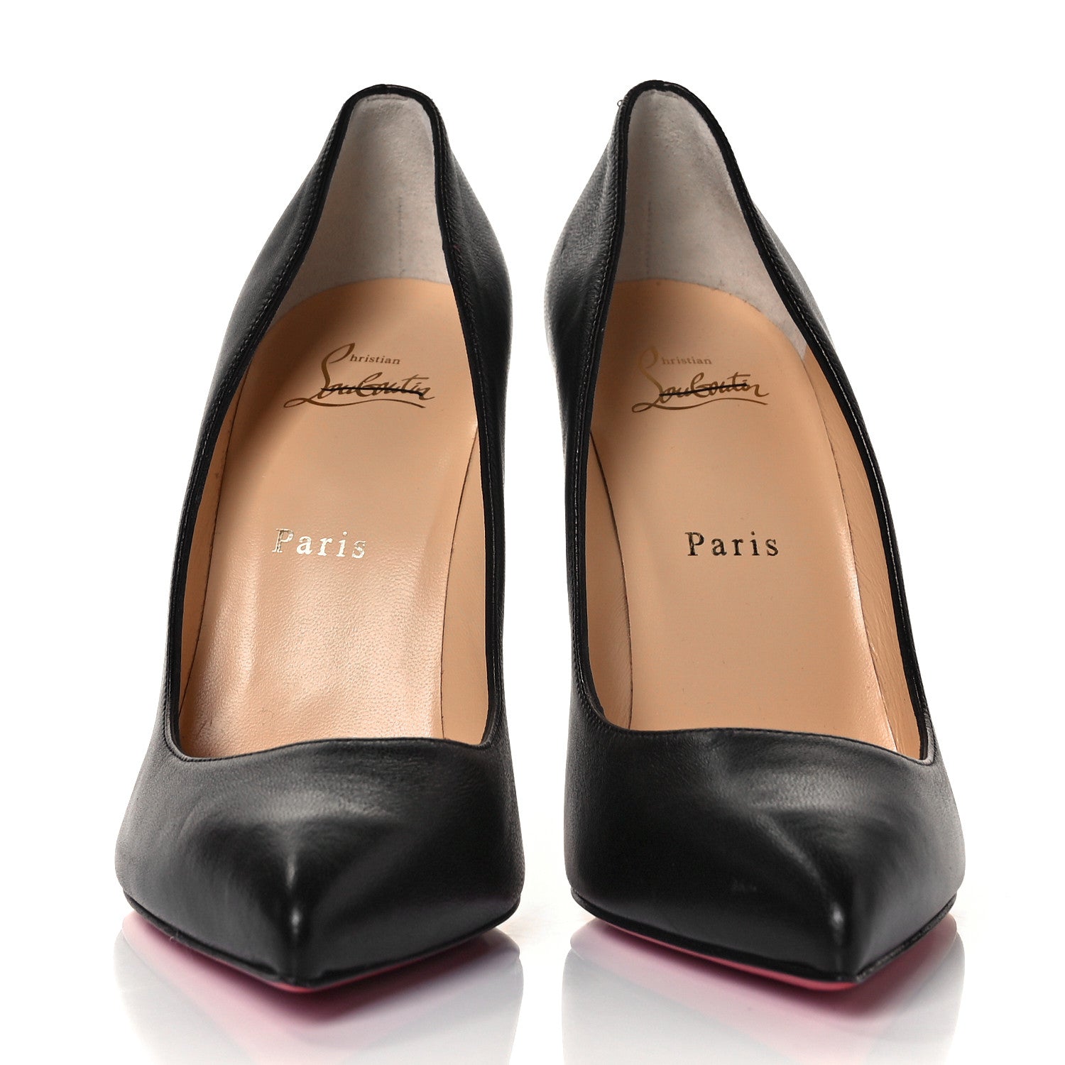 Christian Louboutin Shiny Nappa Pigalle Follies 100 Pumps 38.5 Black 2 of 11