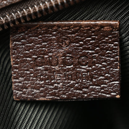Gucci Monogram Calfskin Large Balthus Cosmetic Pouch Beige Ebony Cocoa 6 of 11
