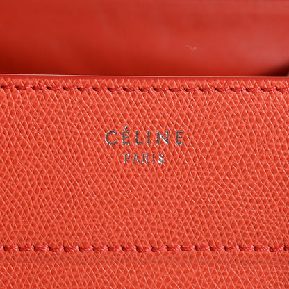 Celine Grained Calfskin Medium Phantom Luggage Coral 6 of 9