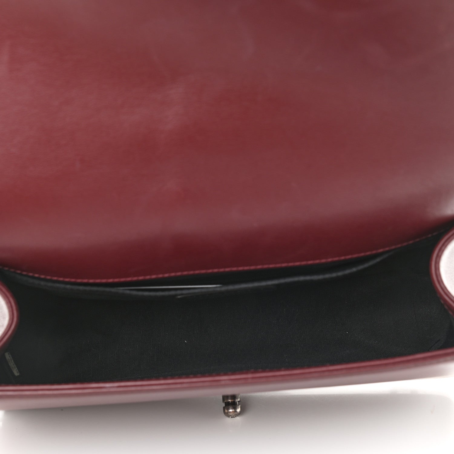 Chanel Calfskin Horizontal Quilted Medium Boy Flap Burgundy 5 of 10