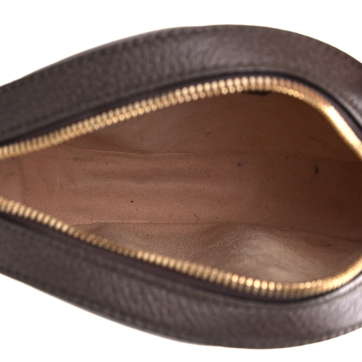 GG Supreme Monogram Web Mini Ophidia Round Shoulder Bag Brown