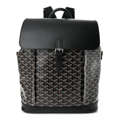 Goyard Goyardine Calfskin Alpin MM Backpack Black 1 of 11