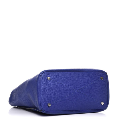 Fendi Cuoio Romano Selleria Tri-color Large Anna Bucket Bag Blue Neon 5 of 8