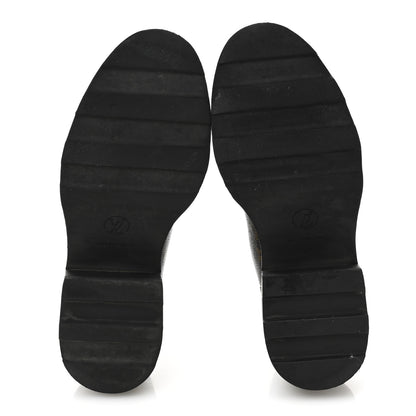 Louis Vuitton Patent Monogram LV Beaubourg Ankle Boots 40 Black 6 of 10