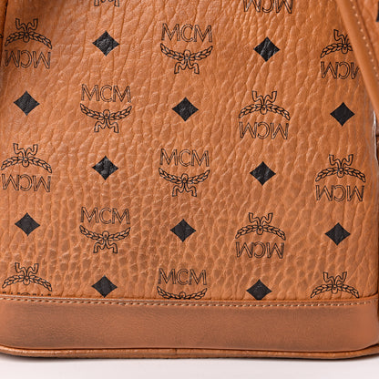 MCM Visetos Side Stud Mini Stark Backpack Cognac 11 of 11